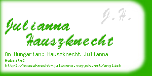 julianna hauszknecht business card